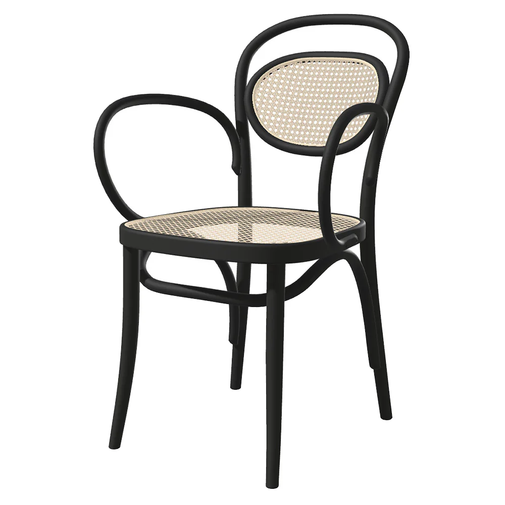 20 Arm Chair Cane - Wood