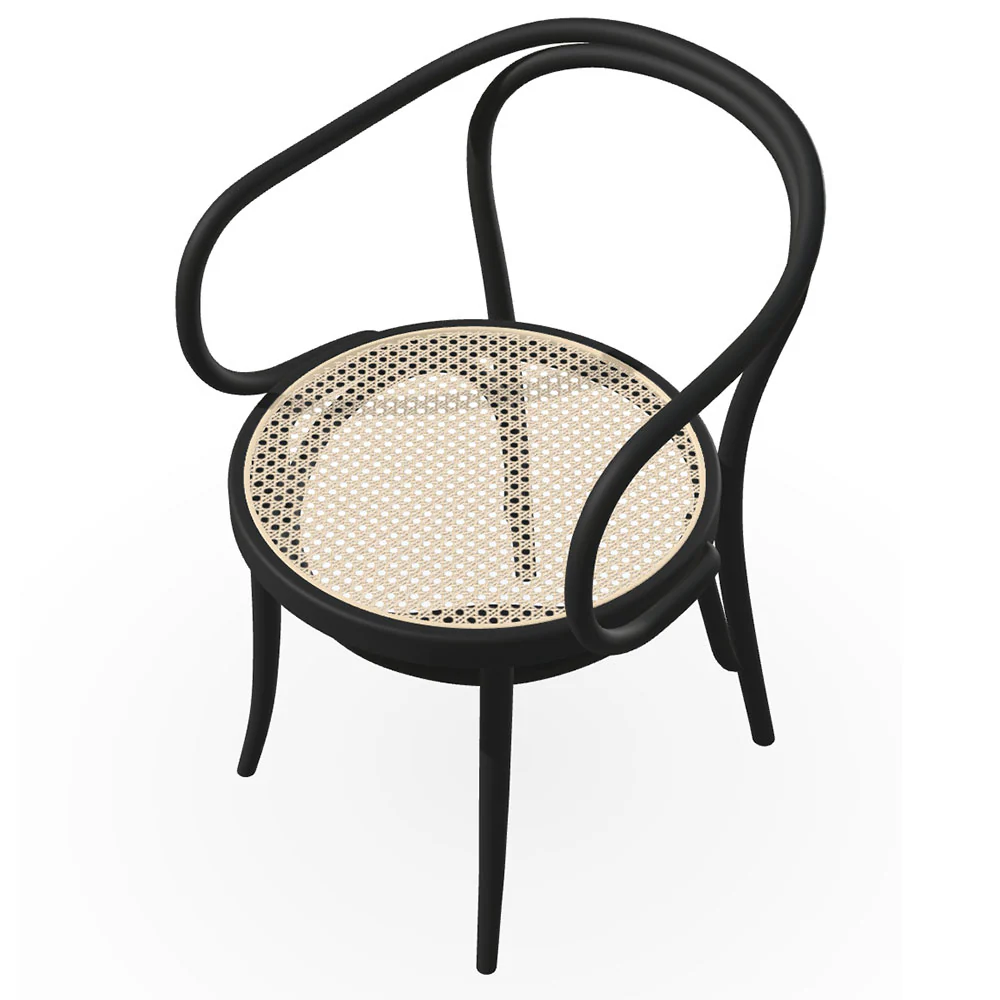 30 Arm Chair Cane - Wood - Image 2