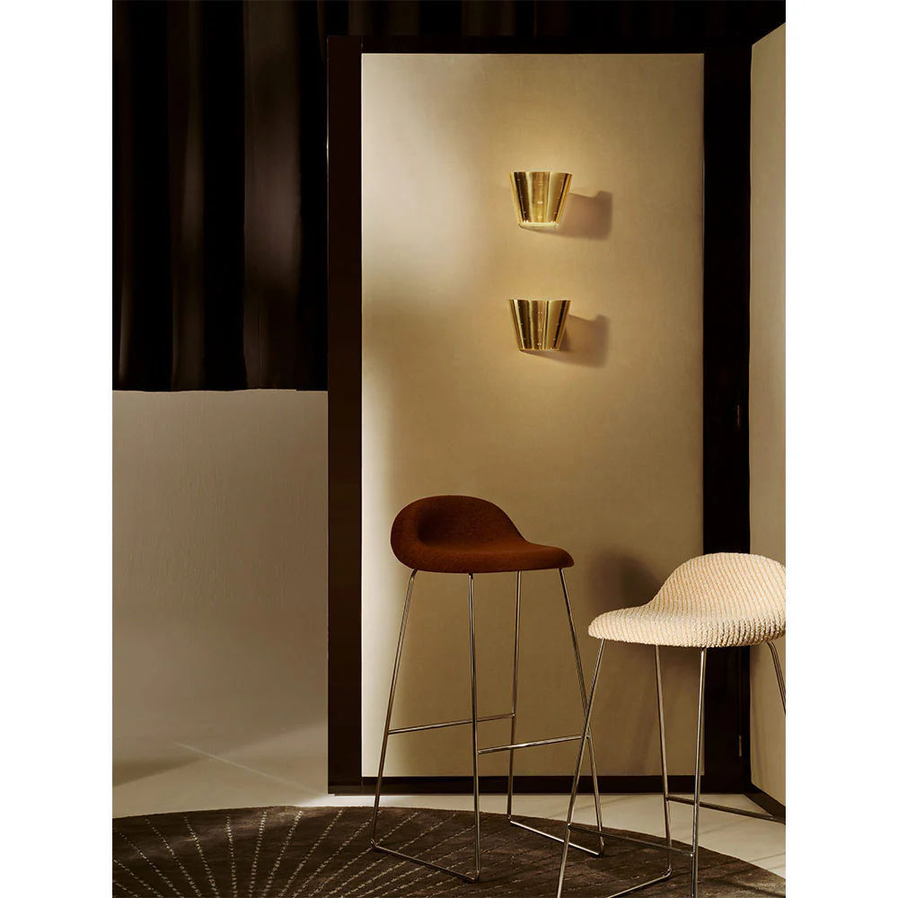 3D Fully Upholstered Bar Counter Stool - Sledge Base - Image 9