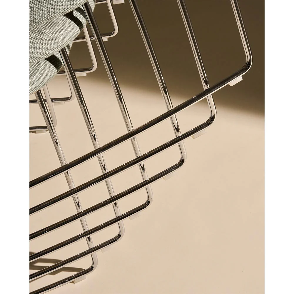3D Unupholstered Dining Chair - Lunar Gray, Black Sledge Stackable Base - Image 5