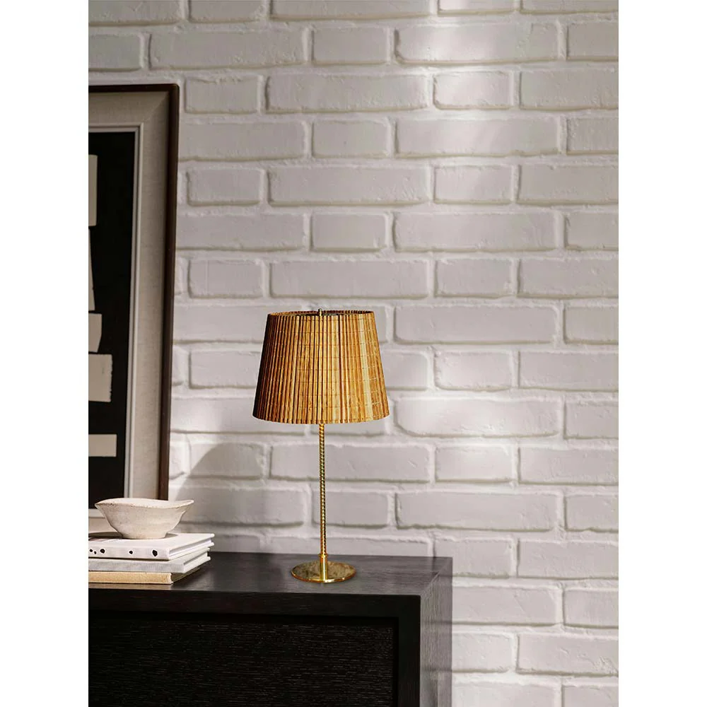 9205 Table Lamp - Bamboo Shade - Image 4