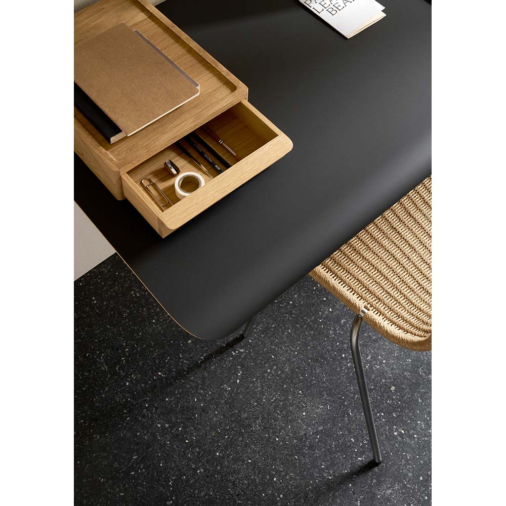 AB019 Wall Desk With Drawer - Laminate/Wood - Image 7