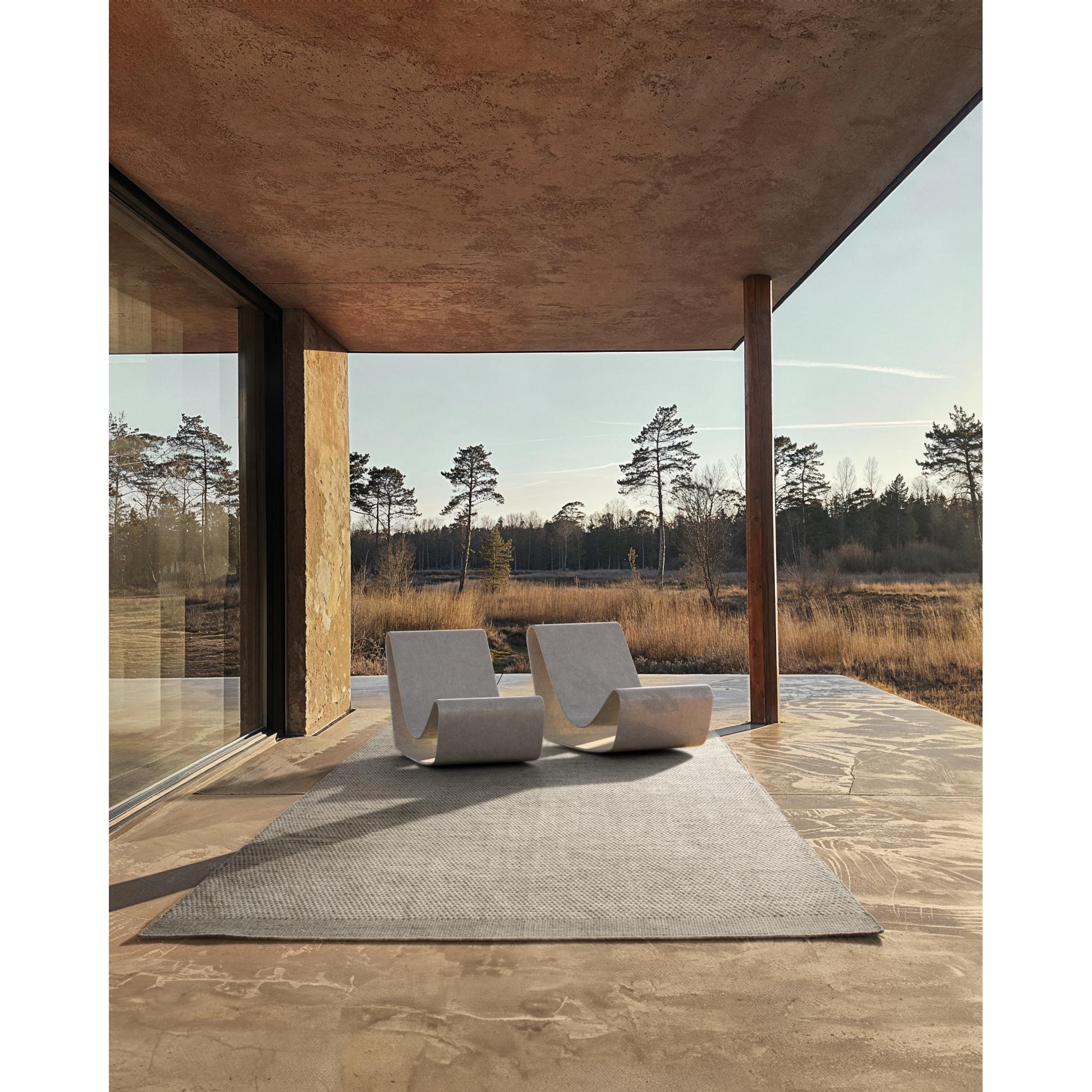 Adonic Mist Rectangular Rug - Steel - Image 7