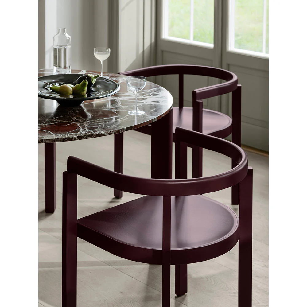 After Arm Chair - Ash Burgundy - Image 5