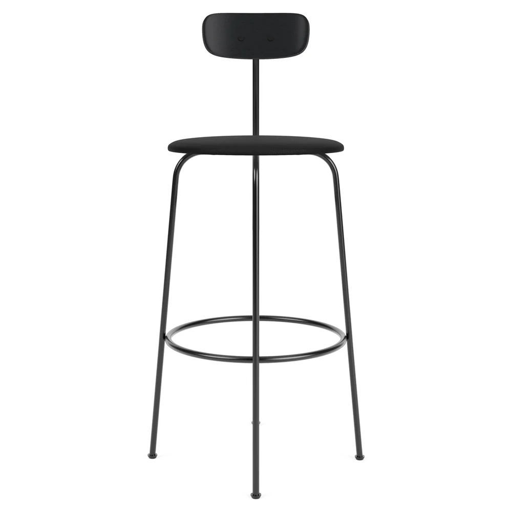 Afteroom Seat Upholstered Bar Counter Chair - Black Ash - Image 2