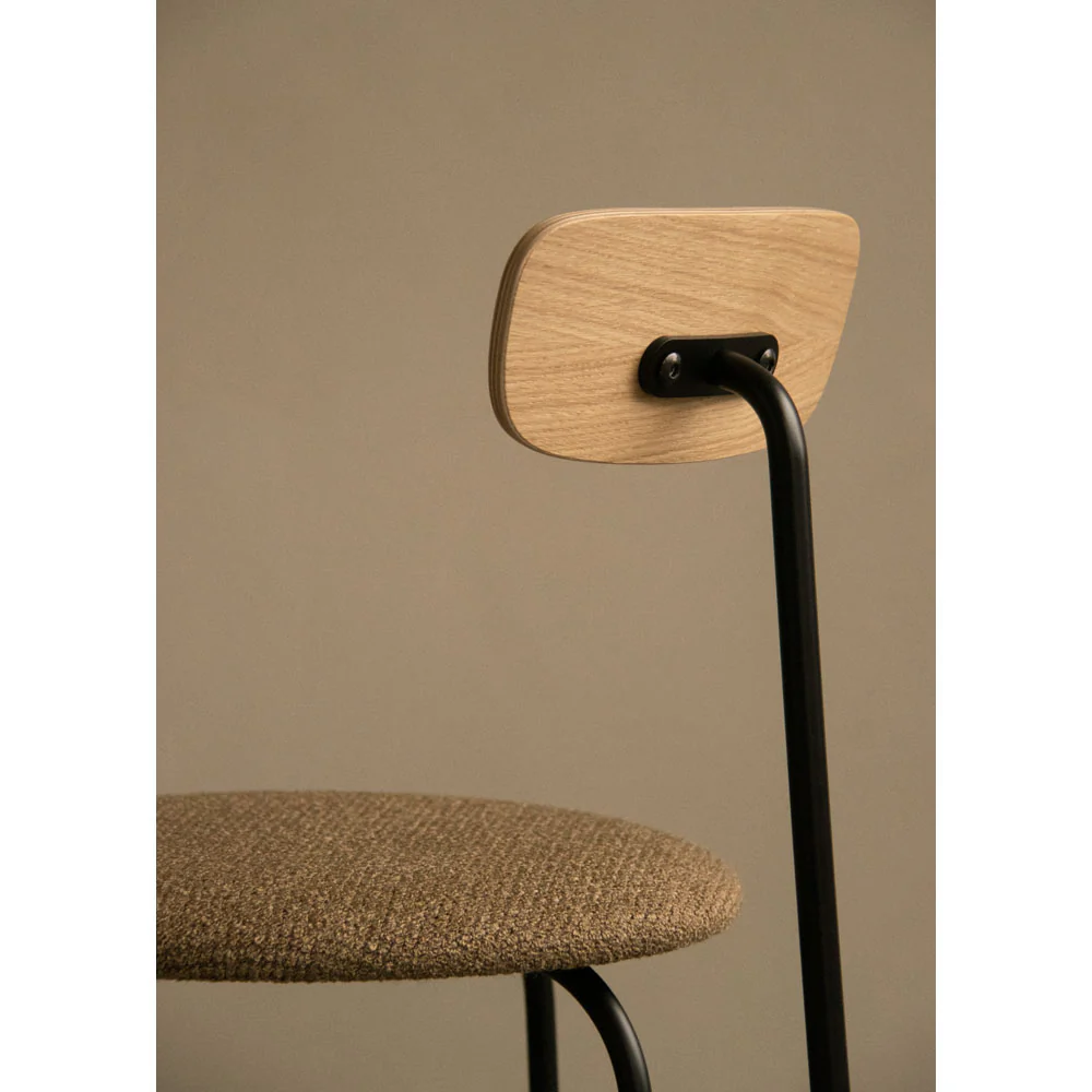 Afteroom Seat Upholstered Bar Counter Chair - Natural Oak - Image 4