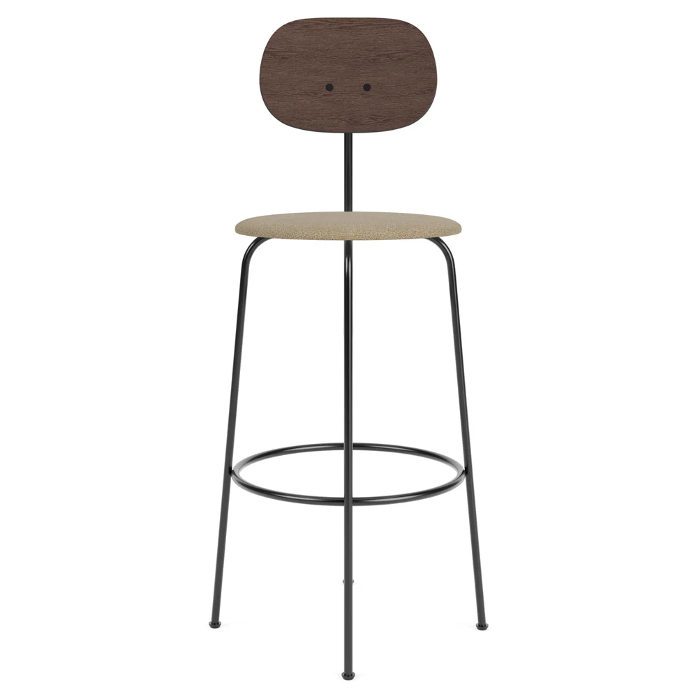 Afteroom Seat Upholstered Bar Counter Chair Plus - Dark Stained Oak - Image 2