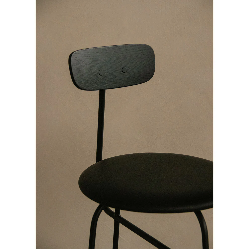 Afteroom Unupholstered Bar Counter Chair - Black Ash - Image 4