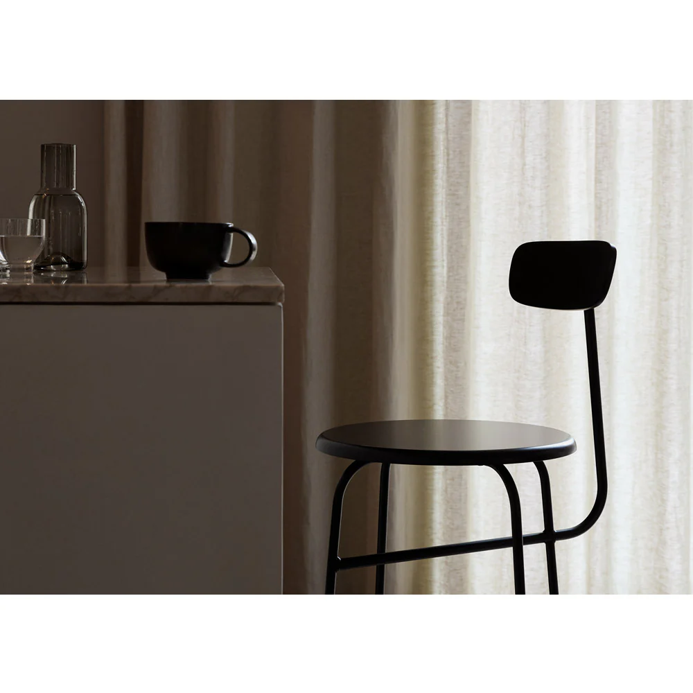 Afteroom Unupholstered Bar Counter Chair - Black Ash - Image 5