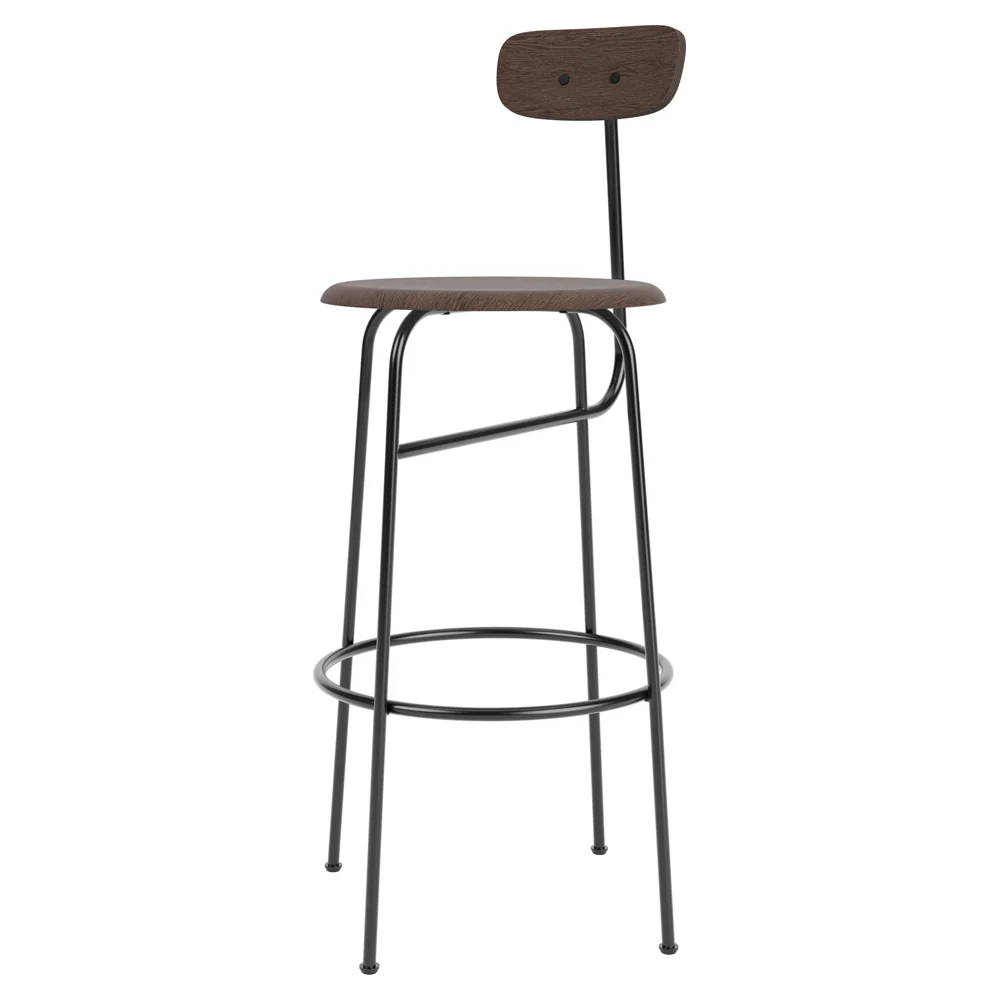 Afteroom Unupholstered Bar Counter Chair - Dark Stained Oak