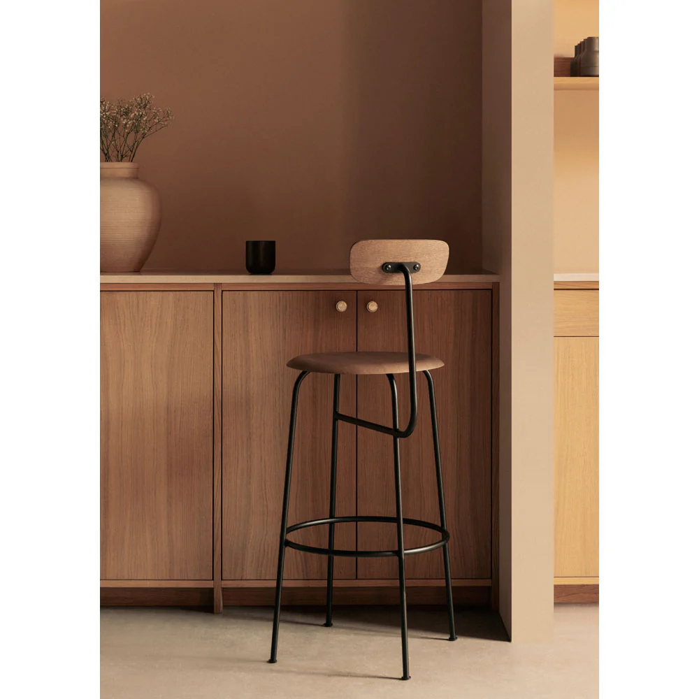 Afteroom Unupholstered Bar Counter Chair - Natural Oak - Image 5