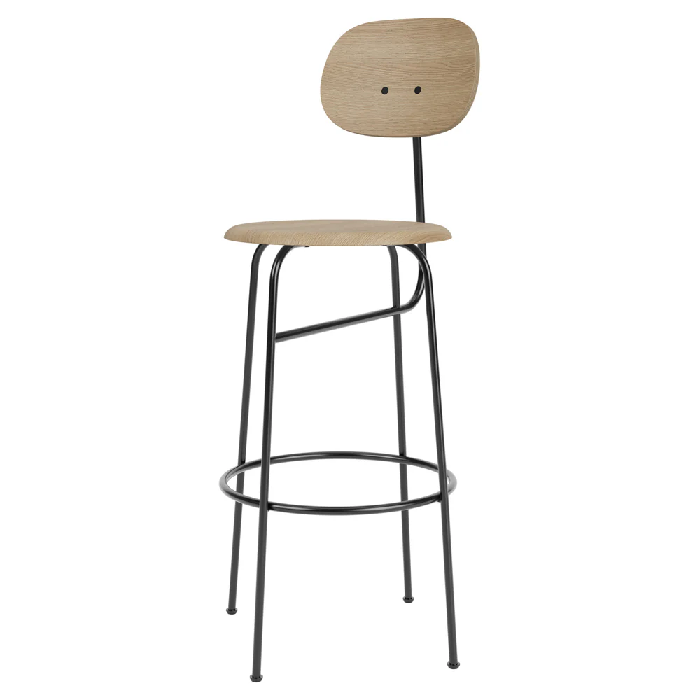 Afteroom Unupholstered Bar Counter Chair Plus - Natural Oak