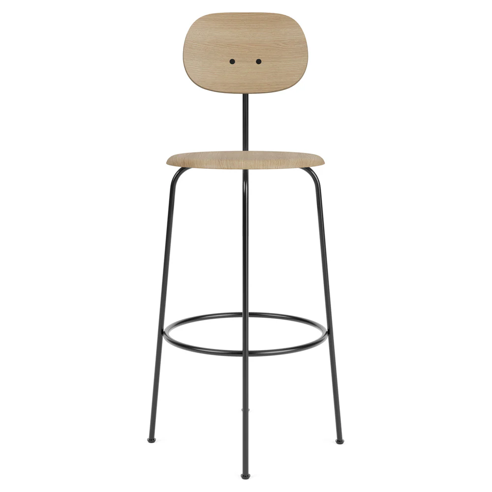Afteroom Unupholstered Bar Counter Chair Plus - Natural Oak - Image 2