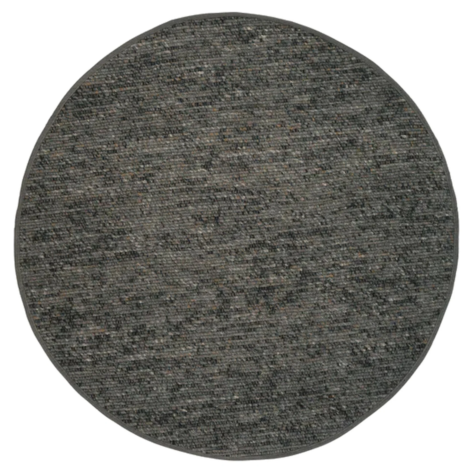 Agner Round Rug - Charcoal