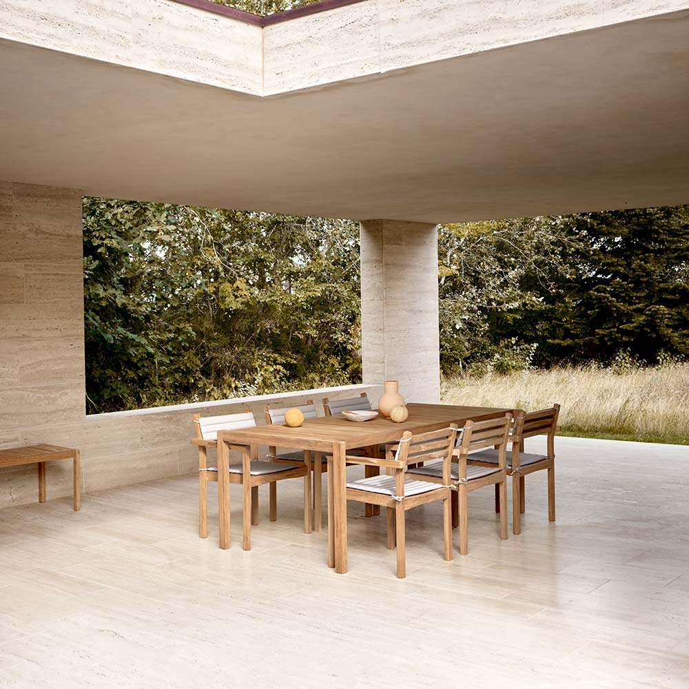 AH502 Outdoor Dining Chair With Armrest - Image 7