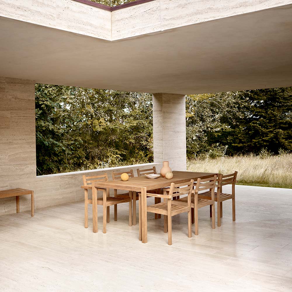 AH502 Outdoor Dining Chair With Armrest - Image 6