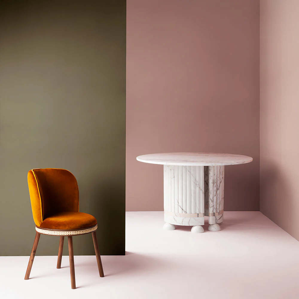 Alma Dining Chair - Velvet - Image 4