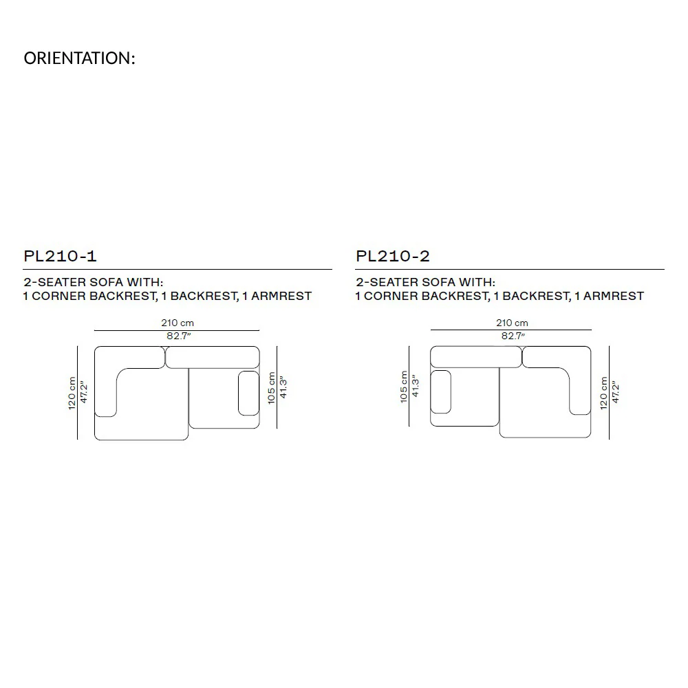 Alphabet Sofa PL210 - 2 Seater, Armrest - Image 11