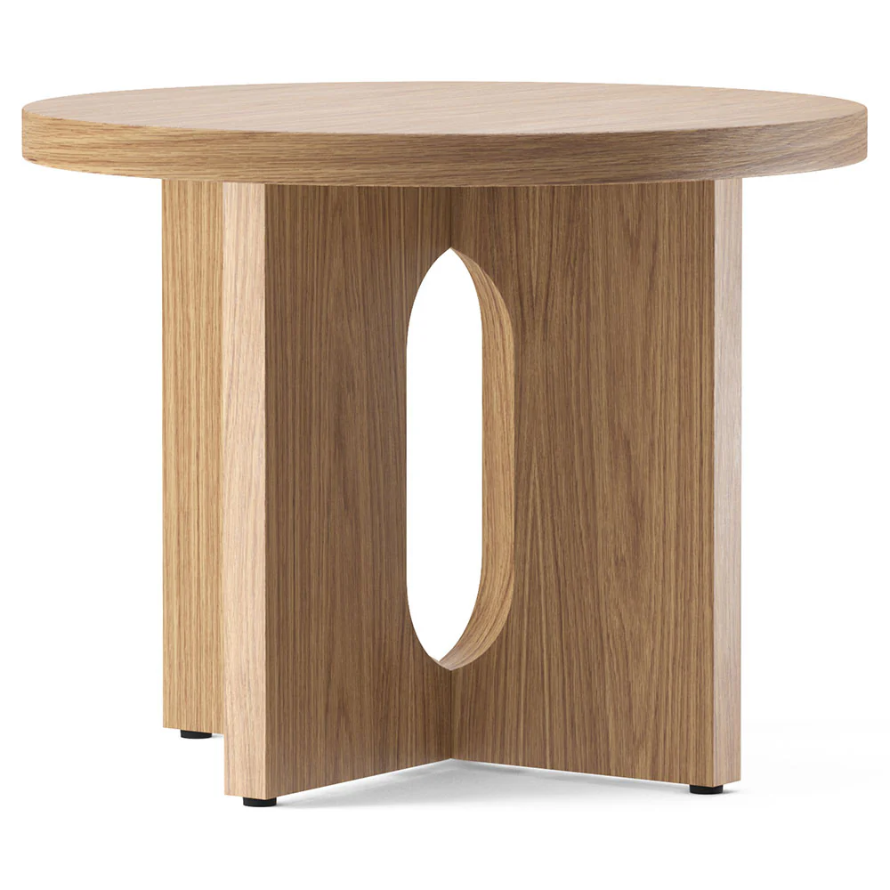 Androgyne 20" Wood Side Table - Natural Oak - Image 2