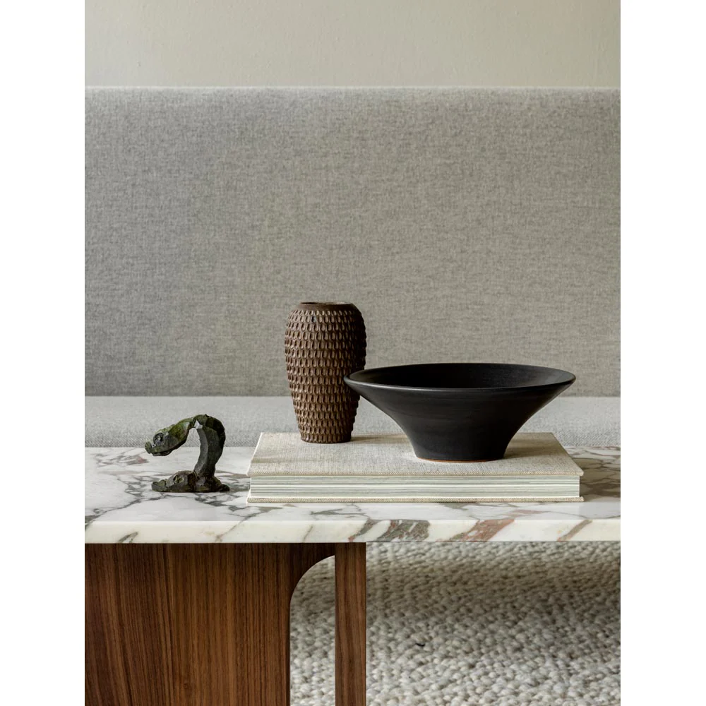 Androgyne Lounge Table - Walnut, Calacatta Viola Marble Top - Image 4