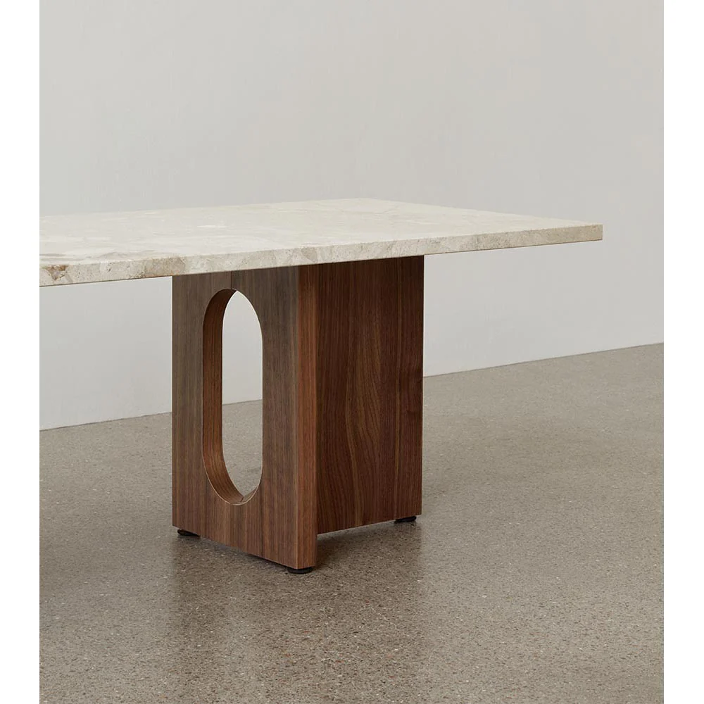Androgyne Lounge Table - Walnut, Kunis Breccia Stone Top - Image 4