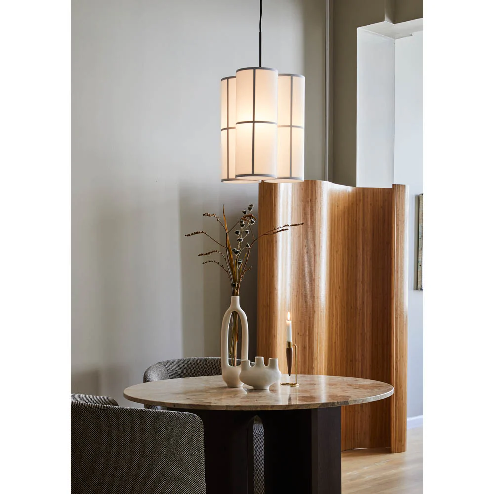 Androgyne Round Dining Table - Dark Stained Oak, Kunis Breccia Stone Top - Image 6