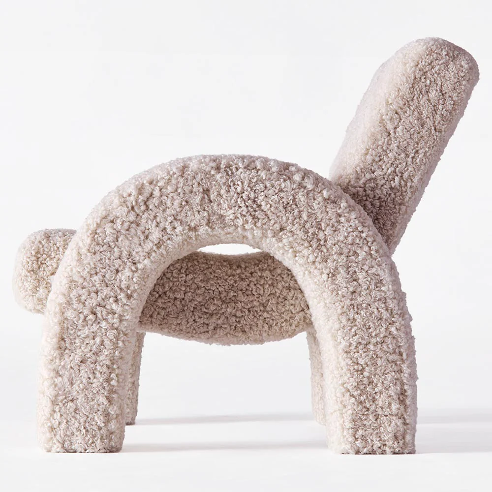 Arco Small Lounge Chair - Sheepskin - Image 3