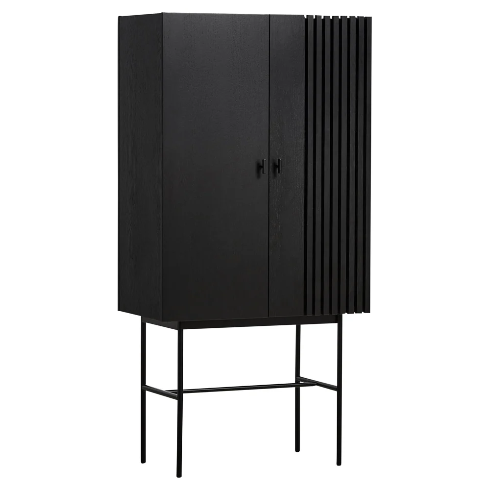 Array Highboard - Black Painted Oak - Image 2