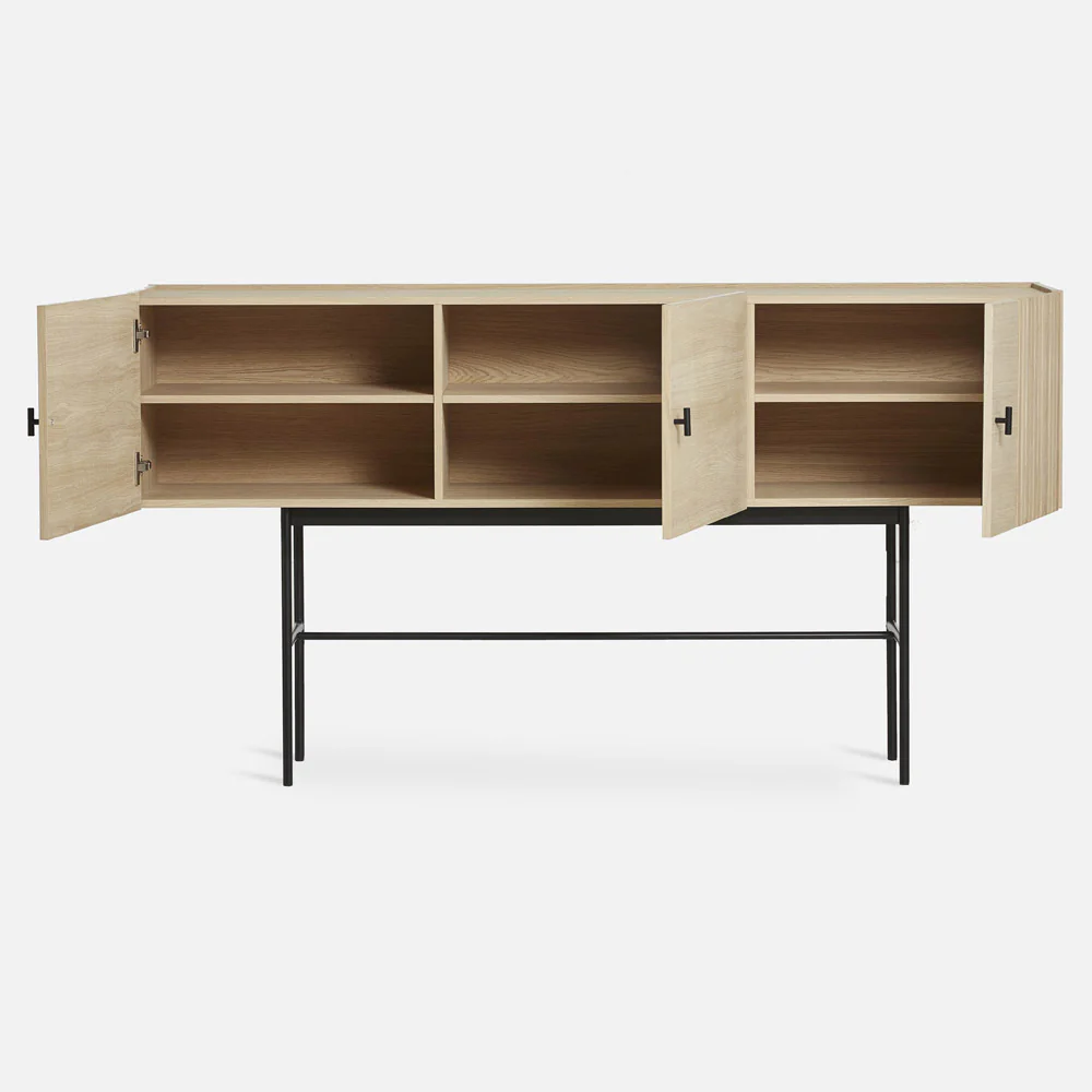 Array Sideboard 71''W - White Pigmented Oak - Image 3