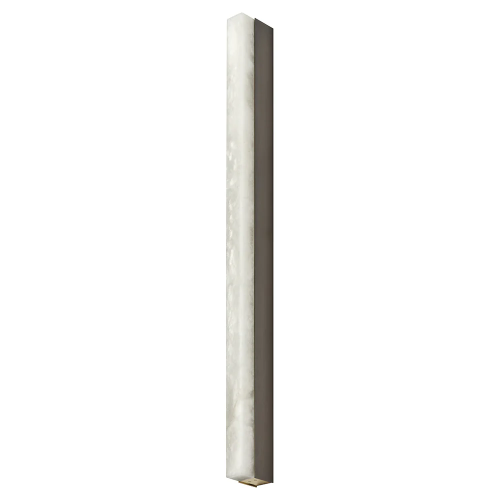 Artes Wall Sconce - Bronze, Satin Brass, Honed Alabaster - Image 2