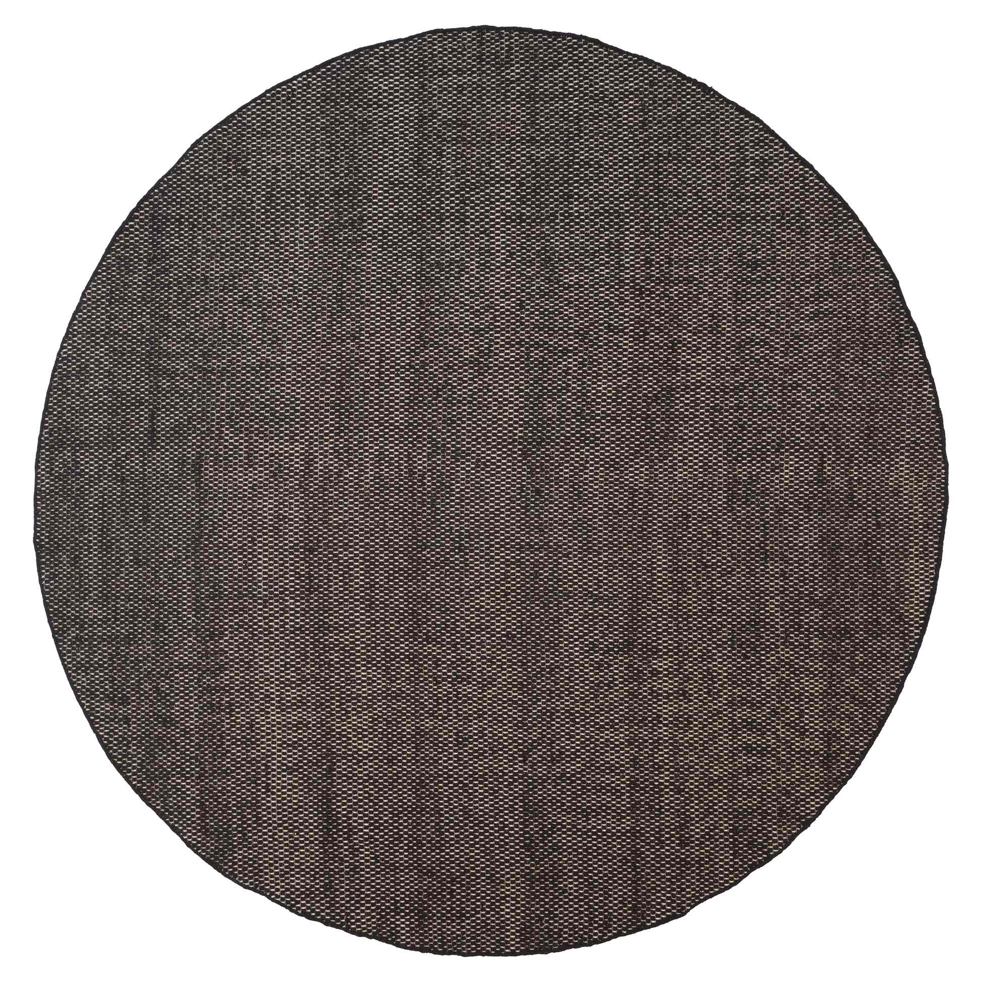 Asko Round Rug - Black