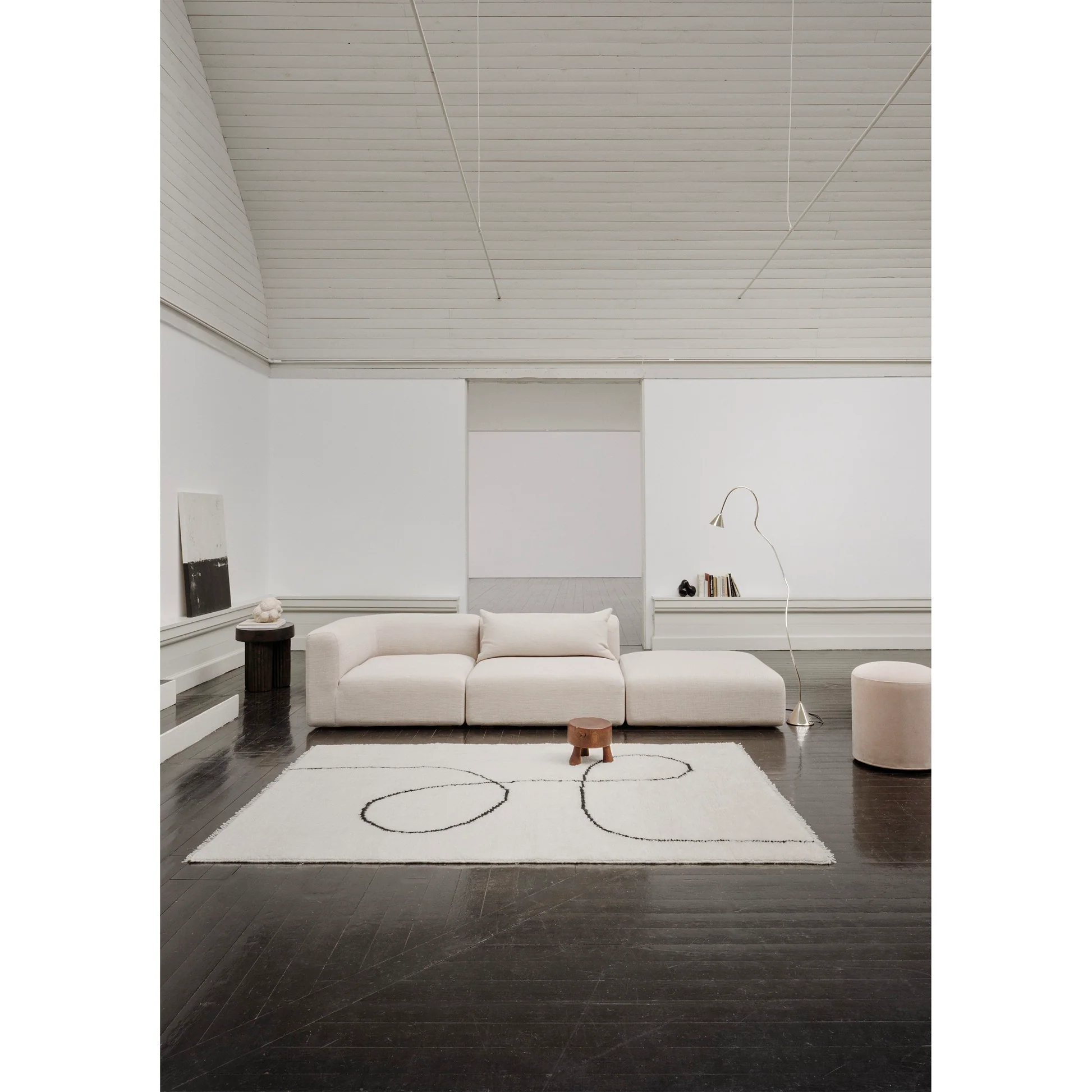Astral Spiral Rug - Black - Image 5