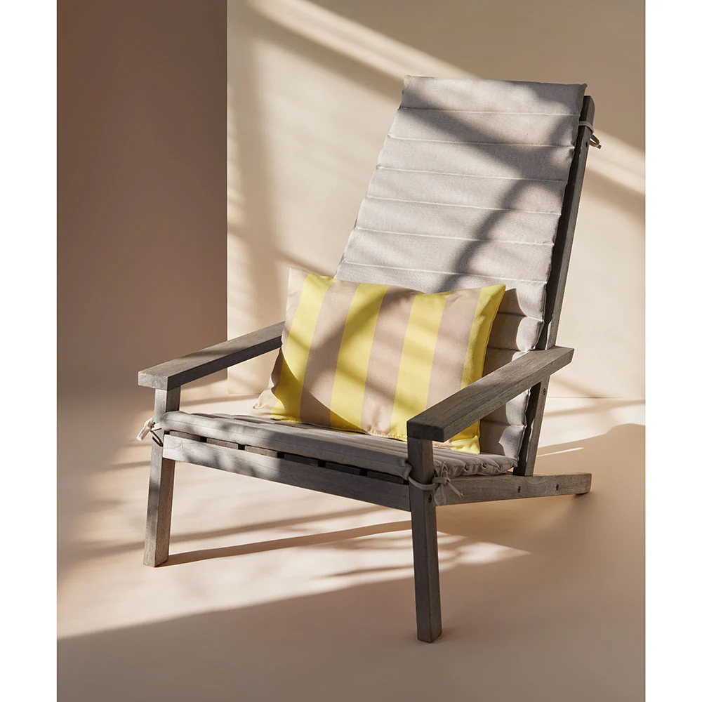 Barriere Outdoor Pillow - Golden Yellow Stripe - Image 7