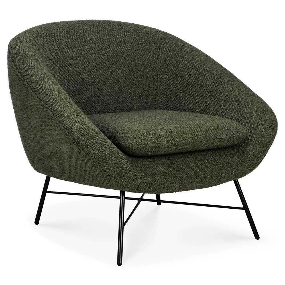 Barrow Lounge Chair - Pine Green - Image 2