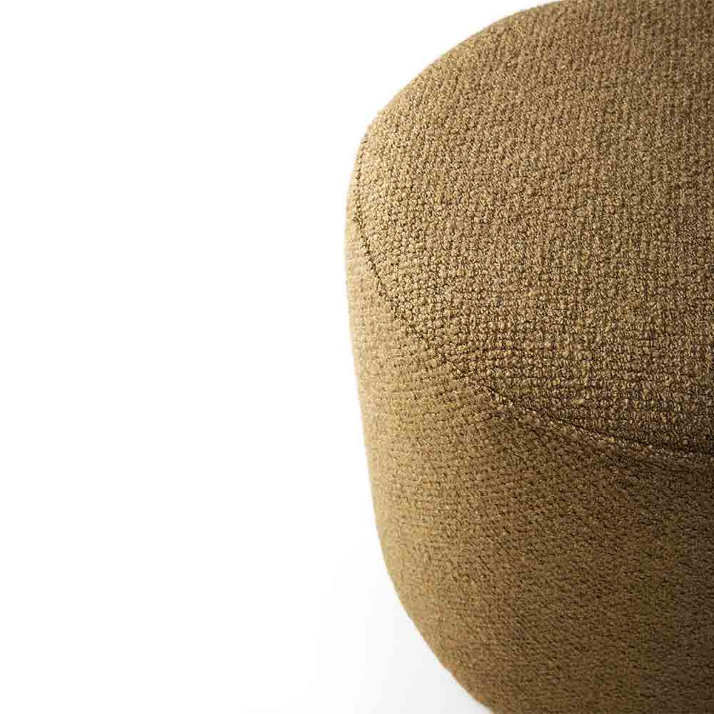 Barrow Pouf 15.5"W - Ginger - Image 2