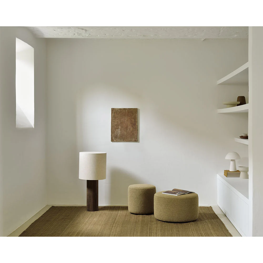 Barrow Pouf 15.5"W - Ginger - Image 6