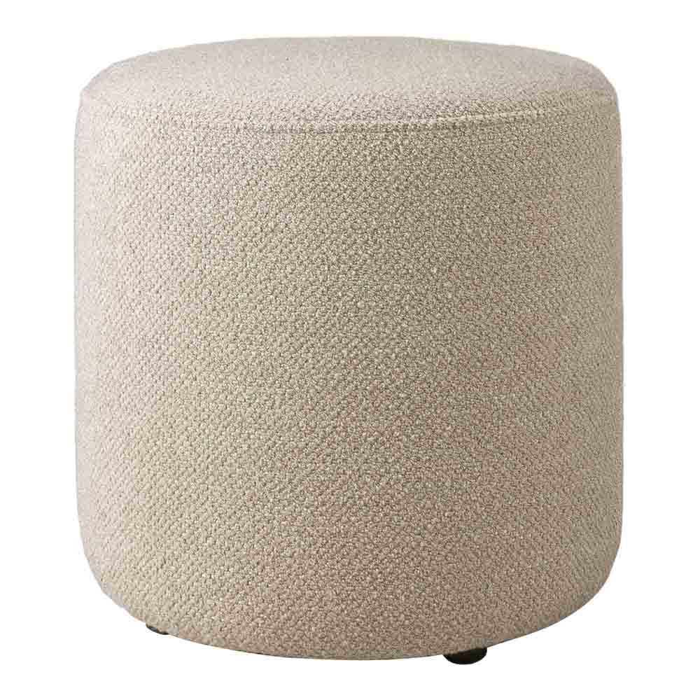 Barrow Pouf 15.5"W - Off White