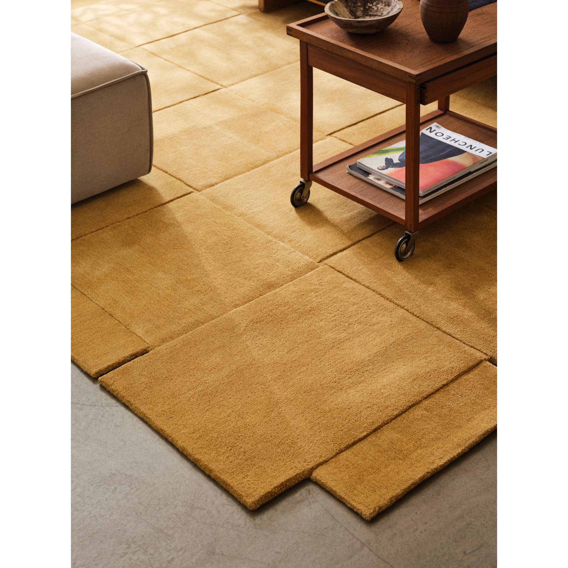 Basket Rug - Yellow Ochre - Image 7