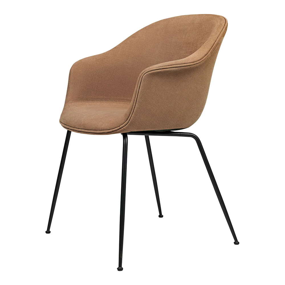 Bat Fully Upholstered Dining Chair - Conic Base - Image 3