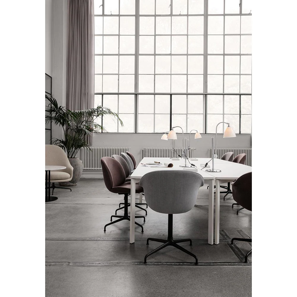 Bat Fully Upholstered Meeting Chair - 4-Star Base - Image 2