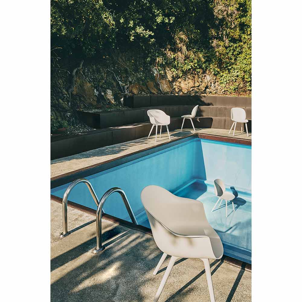 Bat Outdoor Dining Chair - New Beige - Image 6