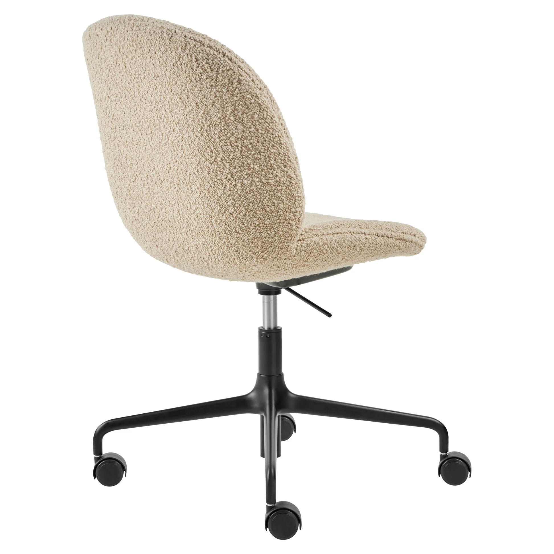 Beetle Fully Upholstered Meeting Chair - Height Adjustable with Castors - Image 3