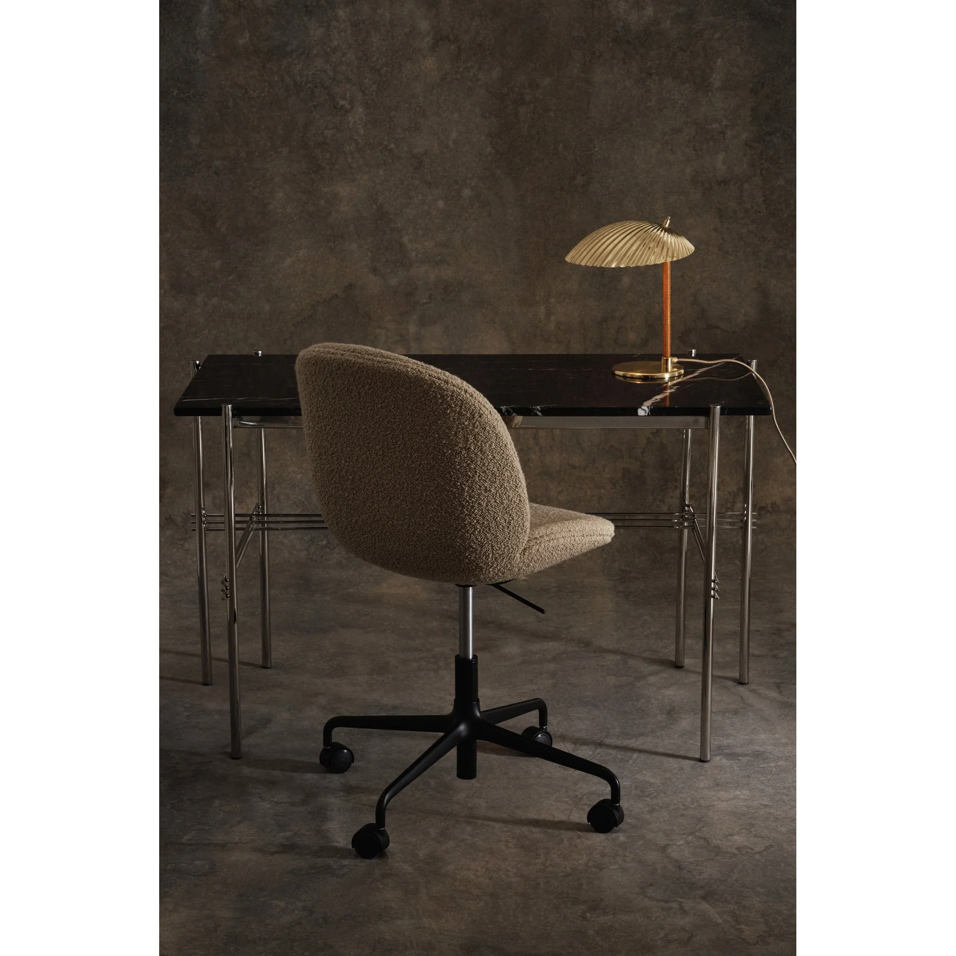 Beetle Fully Upholstered Meeting Chair - Height Adjustable with Castors - Image 6
