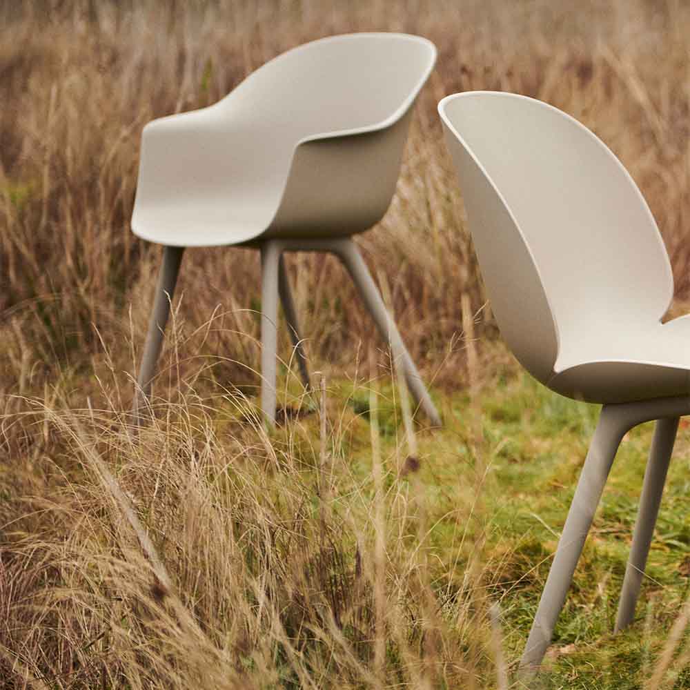 Beetle Outdoor Dining Chair - Alabaster White - Image 4