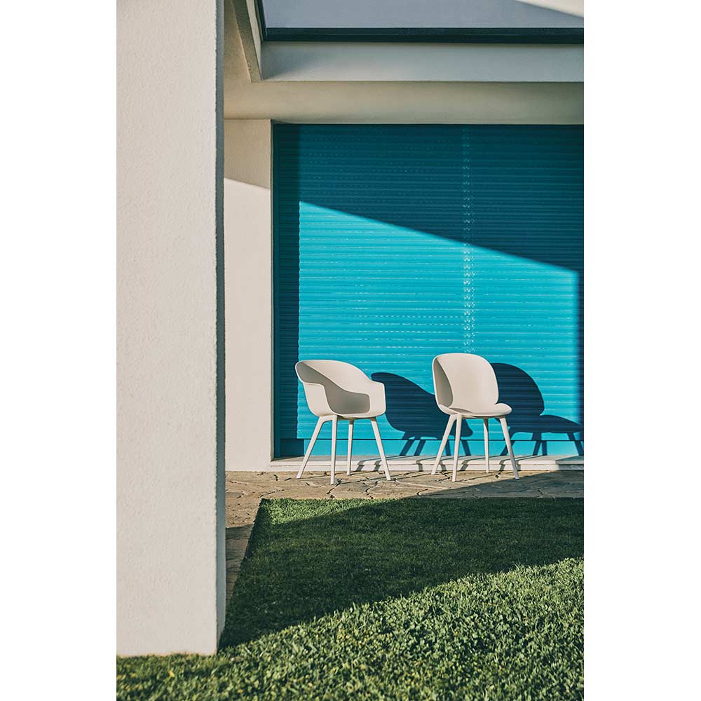 Beetle Outdoor Dining Chair - Alabaster White - Image 7