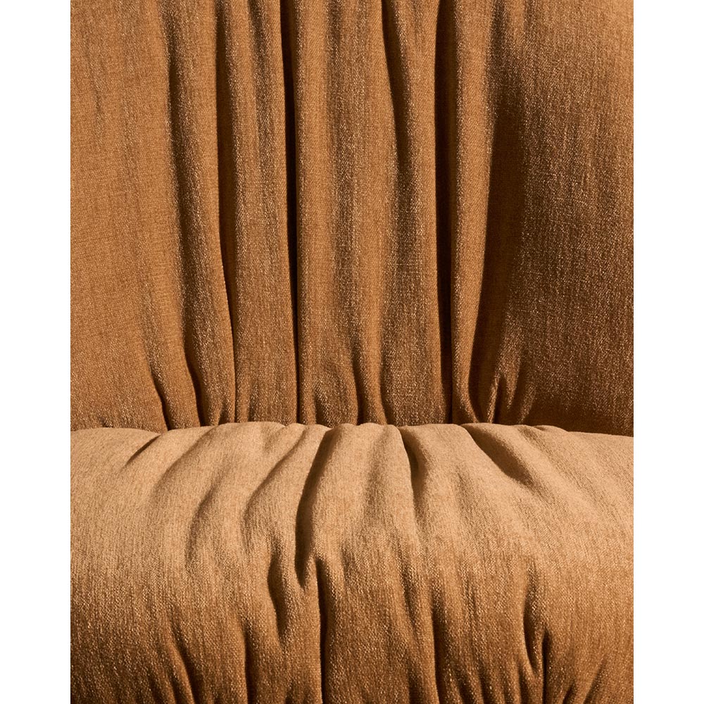Beetle Soft Front Upholstered Dining Chair - Veneer Shell, Wood Base - Image 2