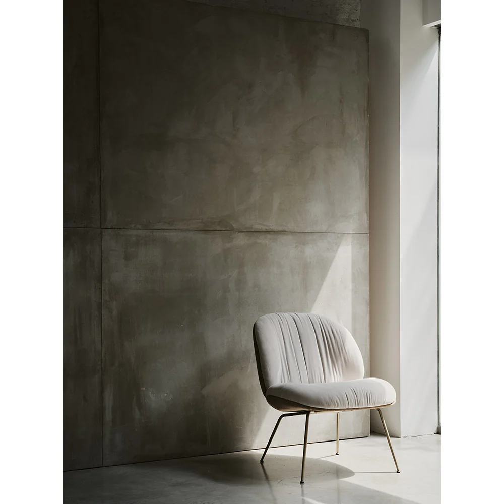 Beetle Soft Fully Upholstered Lounge Chair - Conic Base - Image 8