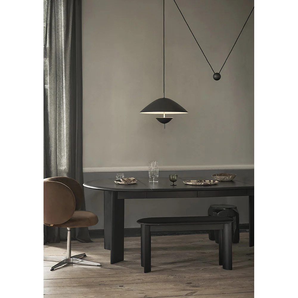 Bevel Extendable Table X2 - Black Oiled Beech - Image 3