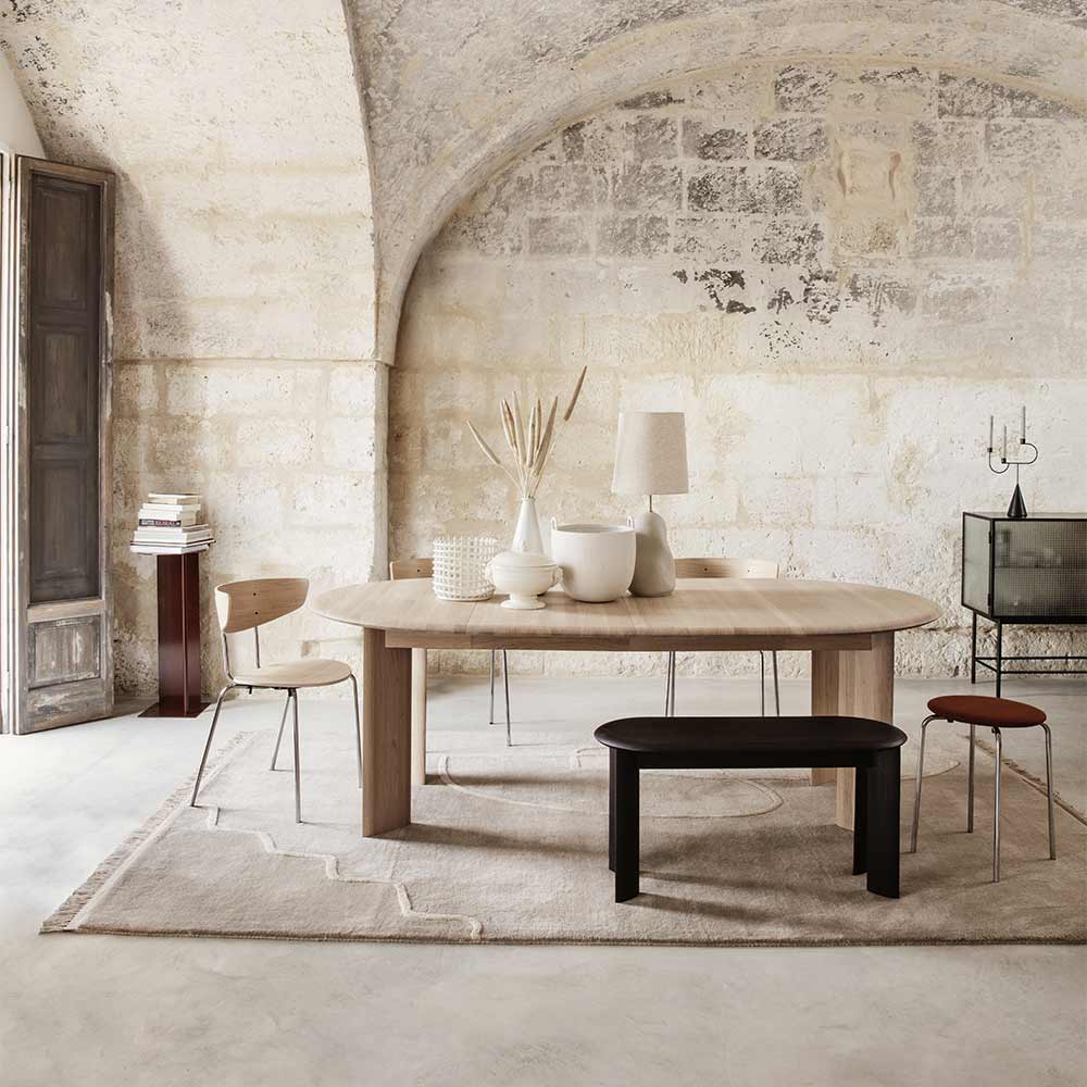 Bevel Extendable Table X2 - White Oiled Oak - Image 2