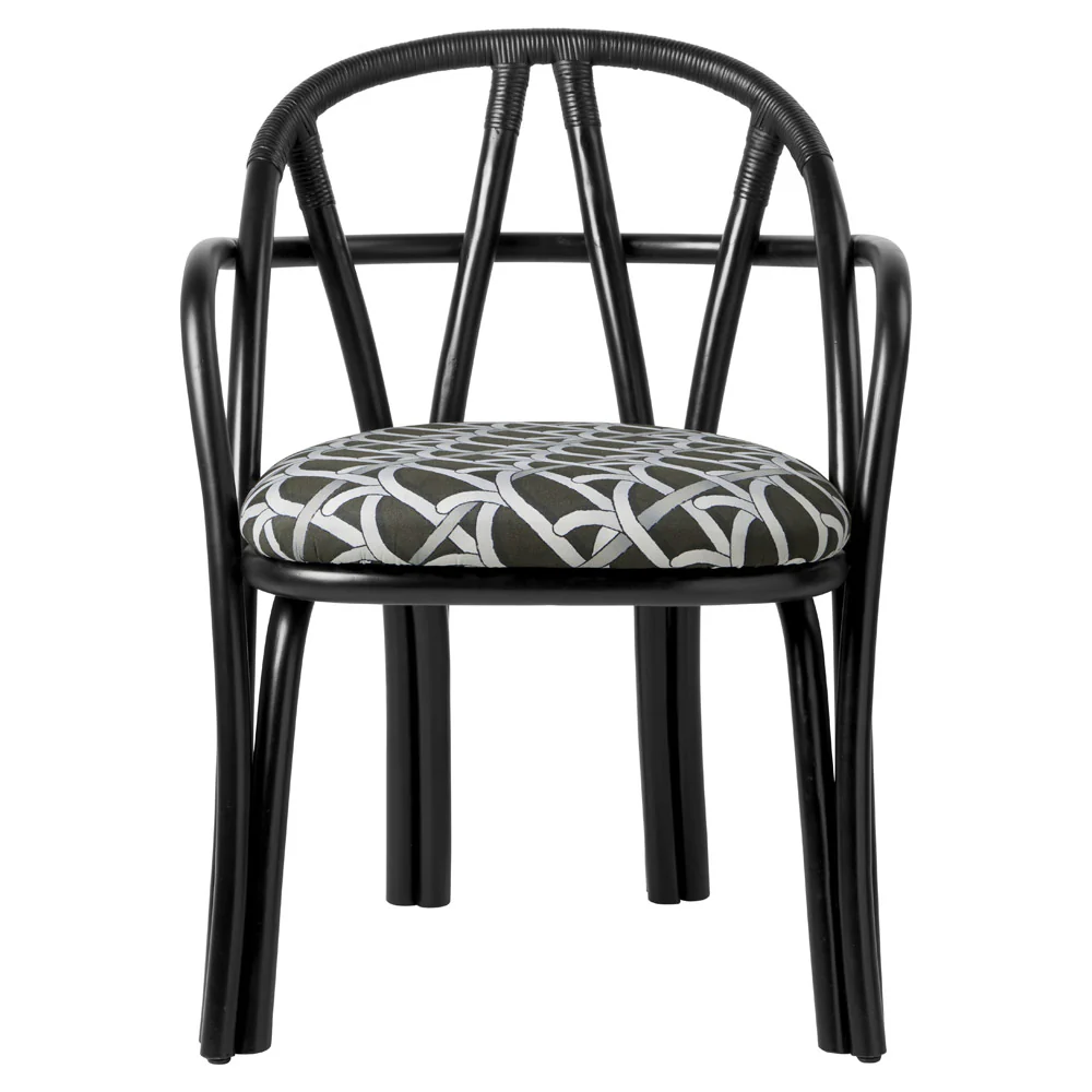 Bistra Dining Armchair - Ebony - Image 3